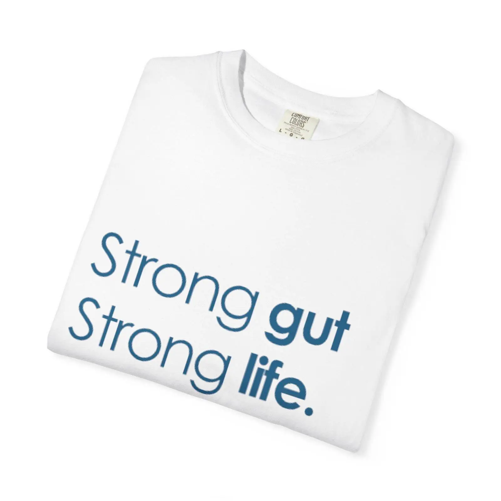 Strong Gut Life Slogan T Shirt - Health Wellness Slogan recension och pris