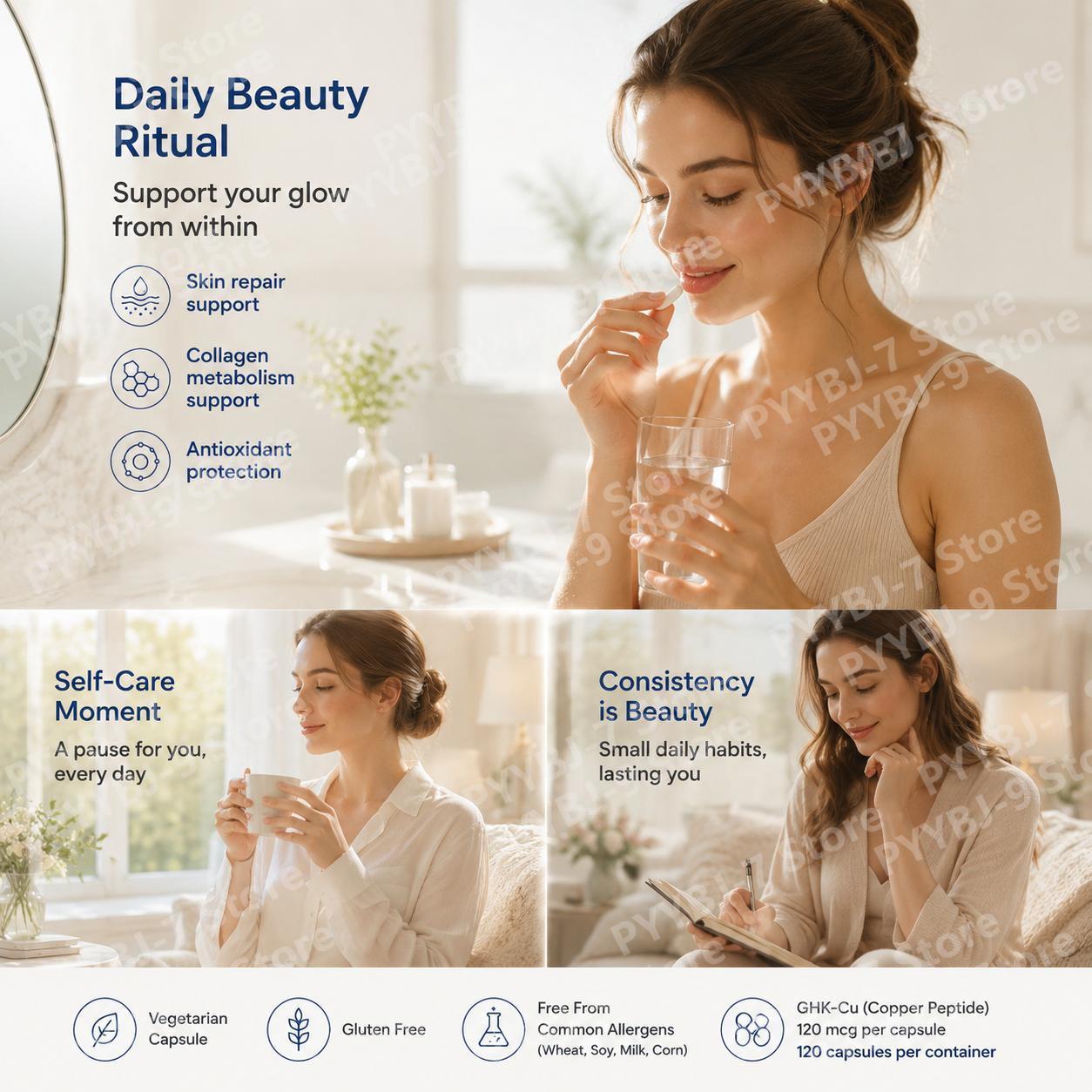 GHK-Cu Copper Peptide Suppleme - Health With Wellness recension och pris