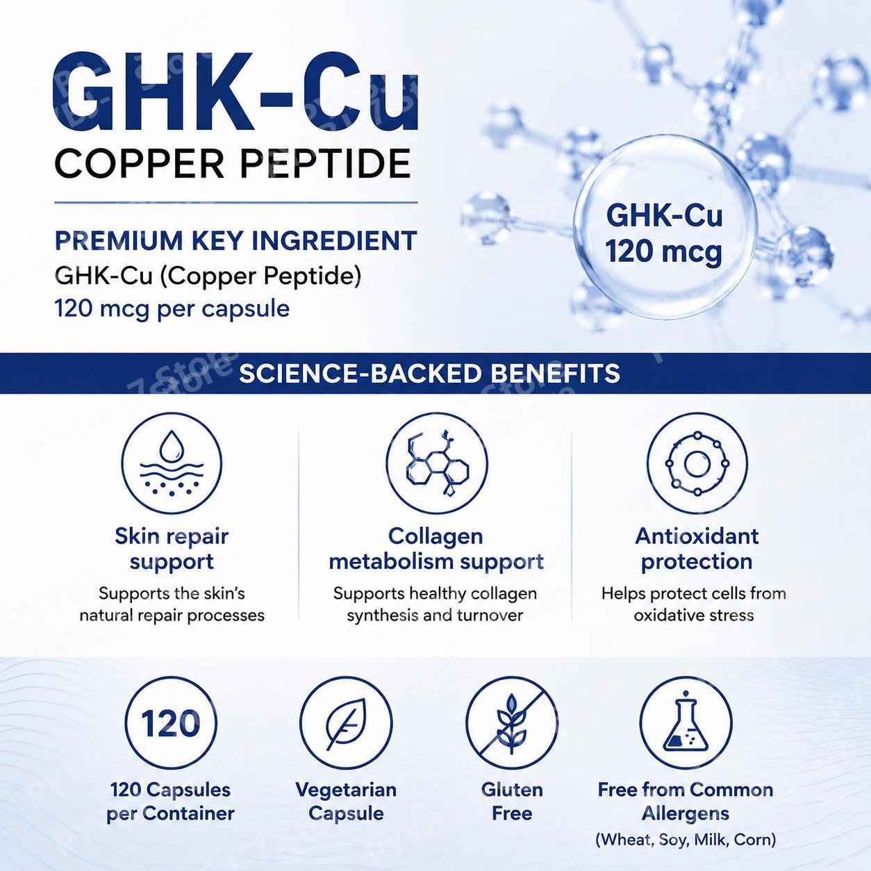 GHK-Cu Copper Peptide Suppleme - Health With Wellness recension och pris
