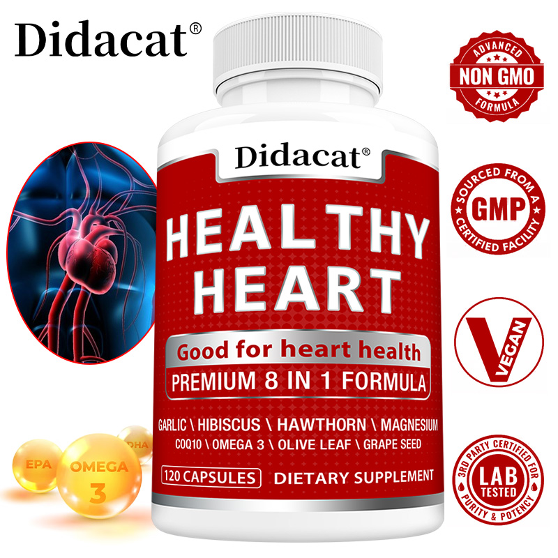 Heart Health Capsules with CoQ - Health Wellness Energy recension och pris