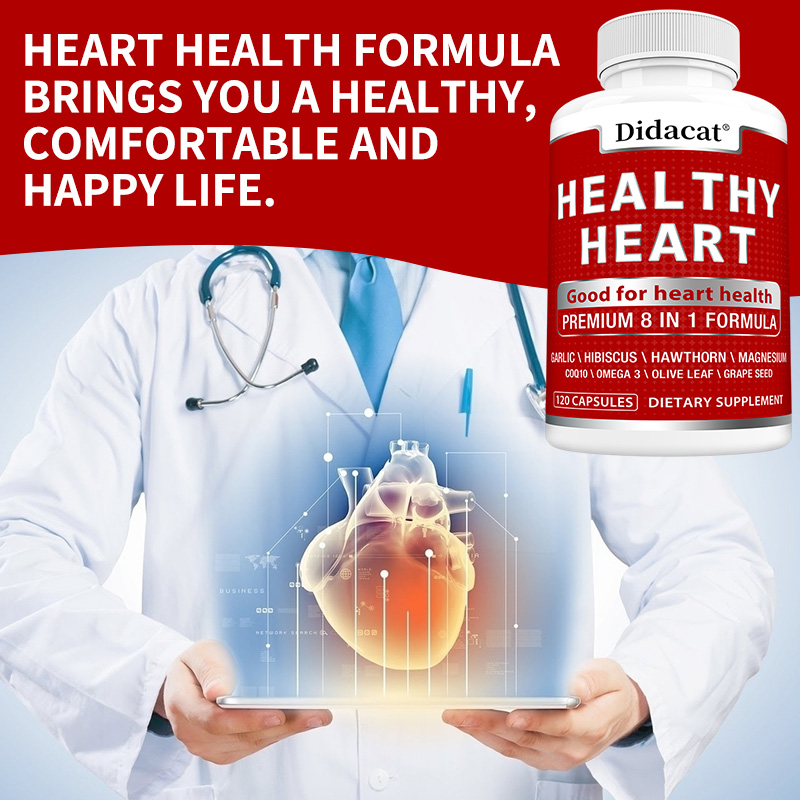 Heart Health Capsules with CoQ - Health Wellness Energy recension och pris