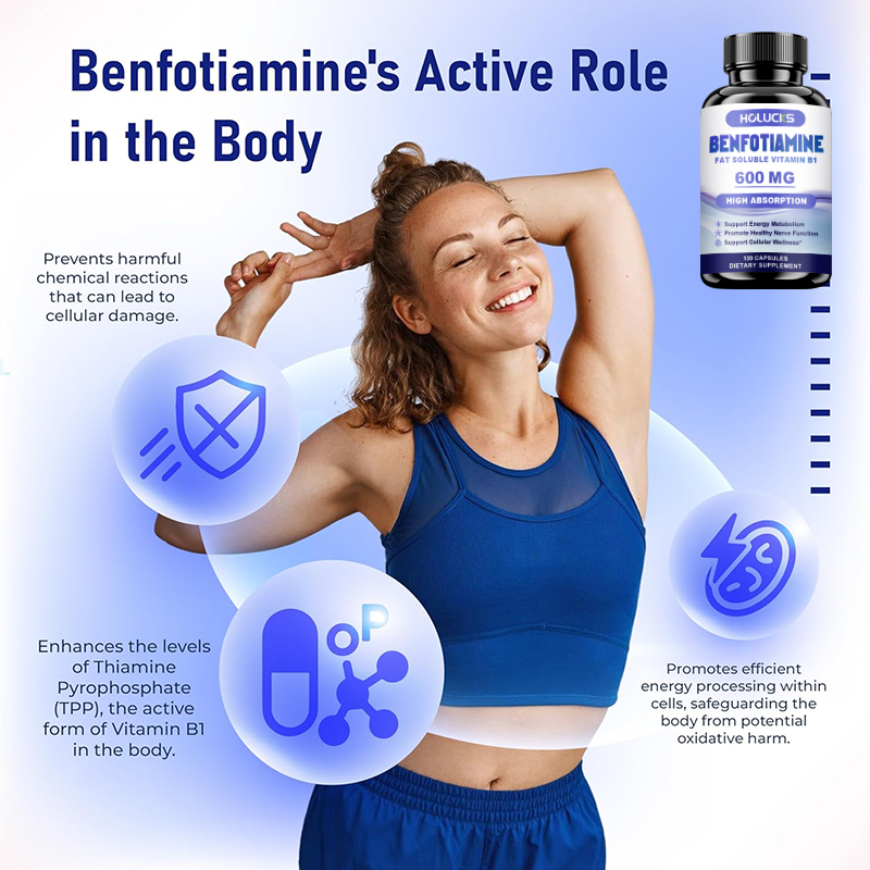 Benfotiamine Capsules, with Fa - Health Wellness Energy recension och pris
