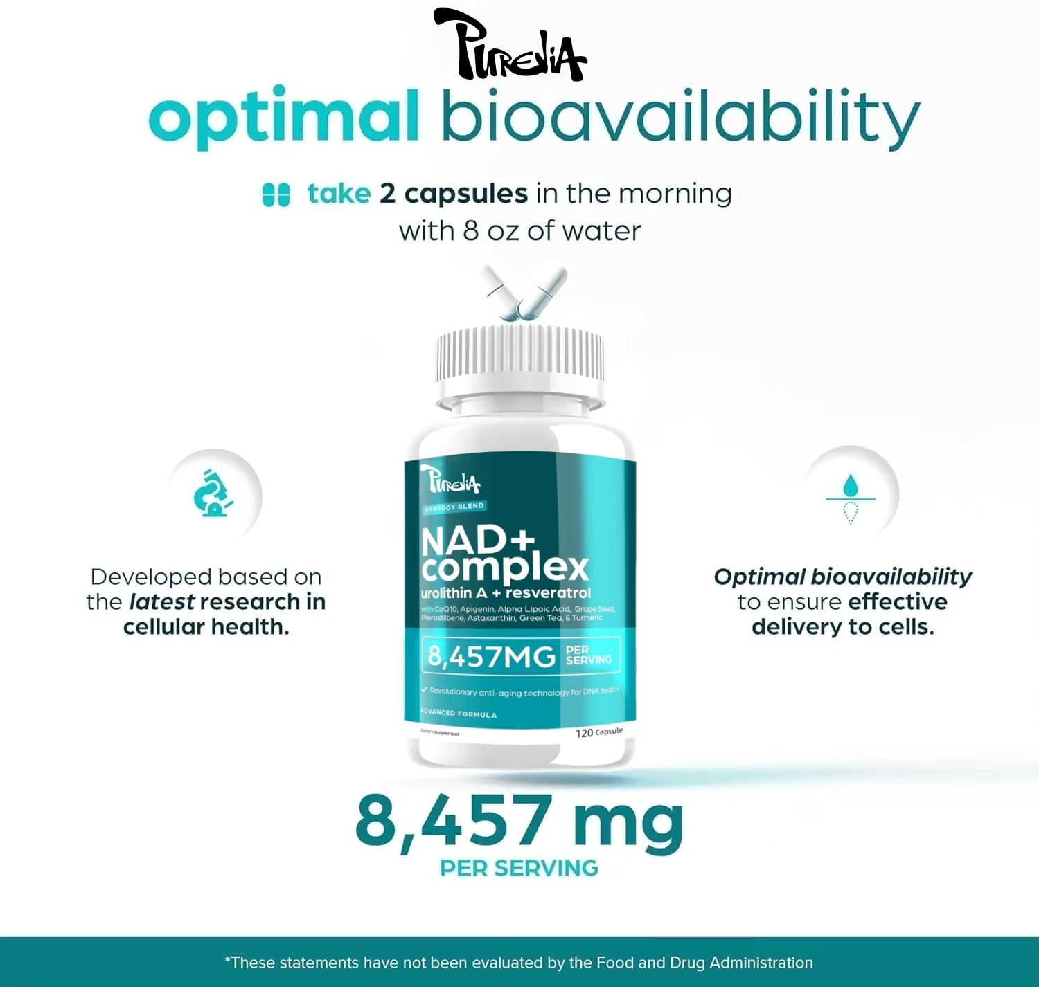 NAD Plus Supplement - Natural  - Health Wellness Energy recension och pris