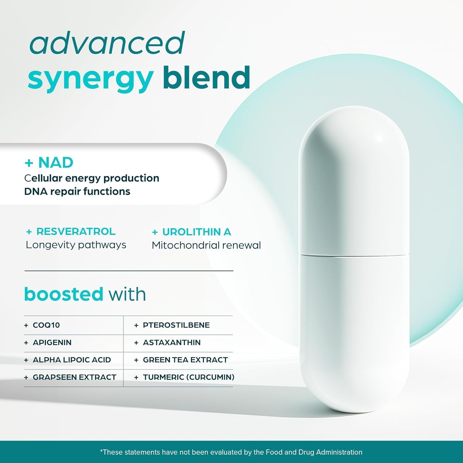 NAD Plus Supplement - Natural  - Health Wellness Energy recension och pris
