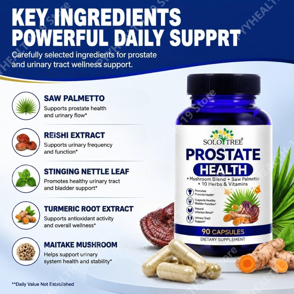 SOLO TREE Prostate Health Caps - Health With Wellness recension och pris
