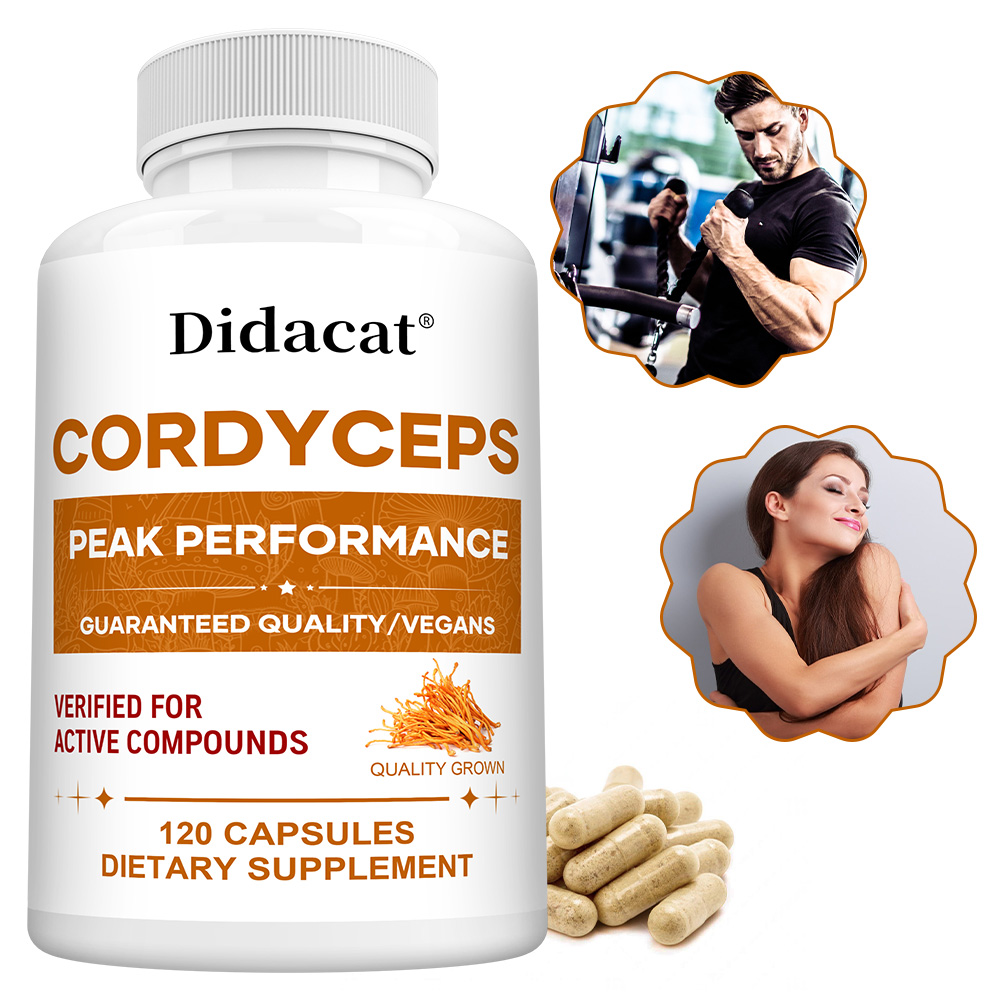 Cordyceps Mushroom Capsules 10 - Health Wellness Energy recension och pris